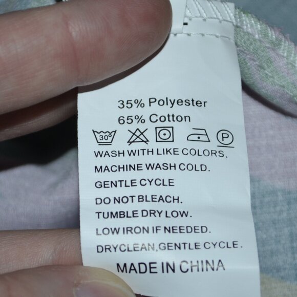 Colorful White Dragon Print Vacation Cotton Blend Dress - Picture 4 of 13